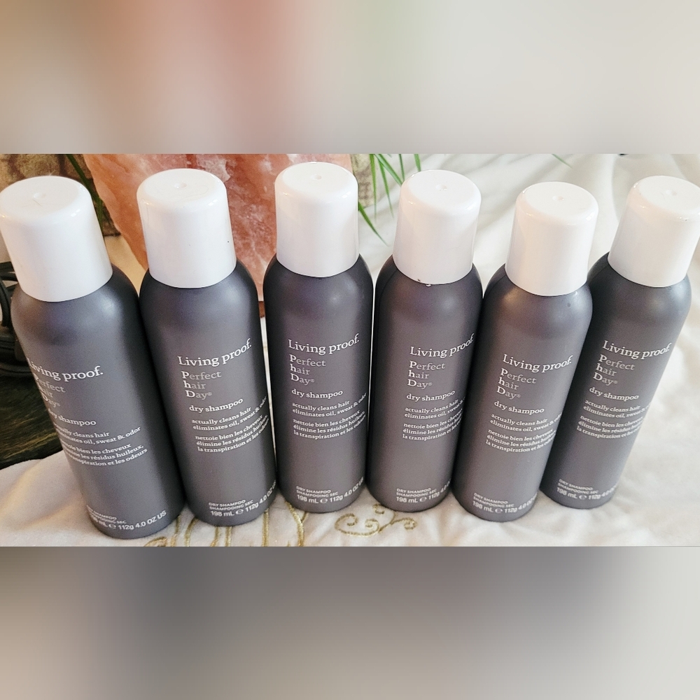 Lot Of 6 LIVING PROOF PERFECT HAIR DAY DRY SHAMPOO 4.0OZ 198 ml